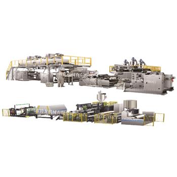 濟南ZLX-LM系列擠出淋膜復合生產線